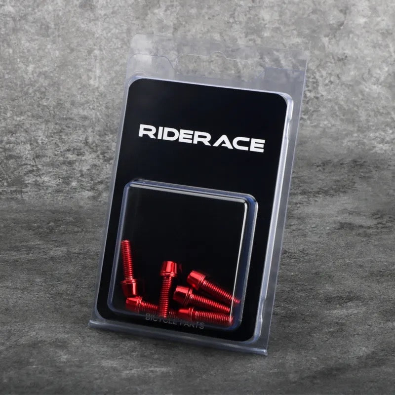 Stem/Handlebar Bolts 6 Pack - Riderace