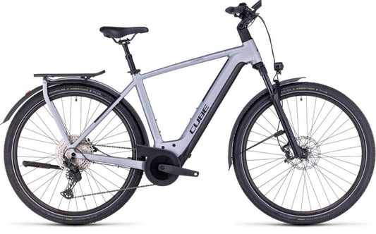 Cube Kathmandu Hybrid Slx 750 Polarsilber/Schwarz 2024